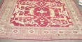 Large Red Square Oushak Rug No. j4654