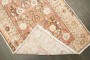 Peach Vintage Turkish Floral Small Rug No. j4688