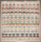 Square Turkish Deco Rug No. j4693