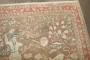 Hunting Scene Kashan Vintage Rug No. j4721