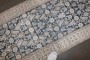 Blue Gray Vintage Persian Hamedan Runner No. j4755