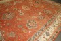 Pumpkin Orange Antique Square Large Oushak Rug No. j4783