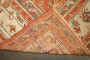 Pumpkin Orange Antique Square Large Oushak Rug No. j4783