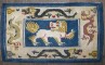 Mid 20th Century Snow Lion Vintage Tibetan No. j4784