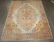 Stunning Turquoise Antique Persian Tabriz Rug No. j4875