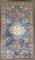 Blue Vintage Inspired Caucasian Rug No. j4884