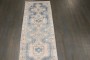 Vintage Persian Blue Cream Narrow runner No. j4901