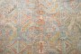 Square Peach Afshar Persian Rug No. j4939