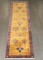Vintage Inspired Mustard Persian Gabbeh Runner No. j4953