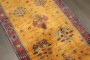 Vintage Inspired Mustard Persian Gabbeh Runner No. j4953