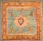 Square Antique Oushak Rug No. j4961