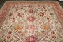 Angora Wool Ivory Oushak Rug No. j4970