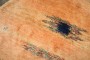 Orange Round Persian Gabbeh Contemporary Rug No. j4992