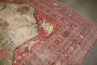 Green Hunting Animal Doroksh Persian Distressed Rug No. j5010