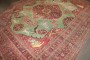 Green Hunting Animal Doroksh Persian Distressed Rug No. j5010