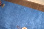 Dynamic Blue Chinese Art Deco Carpet No. j5026