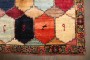 Antique Square Persian Numerical Kerman Rug No. j5039