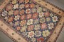 19th Century Snowflake Kuba Worn Rug No. j5040