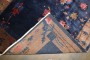 Blue Art Deco Chinese Accent Carpet No. j5052
