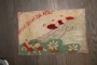 Mini American Hooked Rug No. j5106
