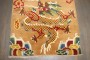 Vintage Dragon Tibetan Carpet No. j5114