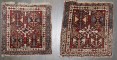 Pair Of Antique Caucasian 19th Century Mini Rugs No. j5123