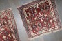 Pair Of Antique Caucasian 19th Century Mini Rugs No. j5123