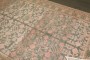 Vintage East Turkestan  Gray Salmon Pomegranate Rug No. j5125