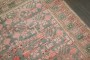 Vintage East Turkestan  Gray Salmon Pomegranate Rug No. j5125