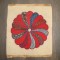  American Hooked Small Mini Rug Dated 1970 No. j5173