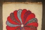  American Hooked Small Mini Rug Dated 1970 No. j5173