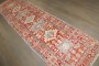 Red Persian Icy Blue Heriz Runner No. j5198