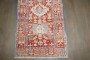 Red Persian Icy Blue Heriz Runner No. j5198