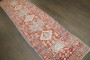 Red Persian Icy Blue Heriz Runner No. j5198