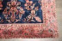 Navy Sarouk Floral Accent Rug No. j5217