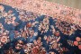 Navy Sarouk Floral Accent Rug No. j5217