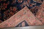 Navy Sarouk Floral Accent Rug No. j5217