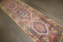 Narrow Worn Persian Heriz Runner No. j5253