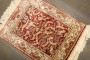 Fine Turkish Pure Silk Kayseri Tree of Life Pictorial Baby Rug No. j5285