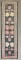Narrow Small Vintage Tibetan Floral Runner No. j5293