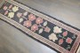 Narrow Small Vintage Tibetan Floral Runner No. j5293