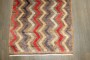 Mid Century Modern Minimalist Turkish Zig Zag Tulu Shag Rug No. j5310