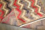Mid Century Modern Minimalist Turkish Zig Zag Tulu Shag Rug No. j5310