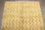 Pair of Yellow Vintage Turkish Tulu Chevron Rugs No. j5313