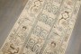  Long Turkish Anatolian Geometric Soft Blue Beige Pink Runner No. j5319