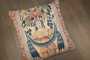 17th Century Flemish Tapestry Fragment Pillow with Allegorical Classical Maiden No. j5341