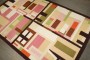 Mid-Century Modern Swedish Style Geometric Abstract Tapestry No. j5347