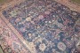 Antique Worn Navy Yazd Rug No. j5349