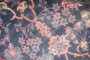 Antique Worn Navy Yazd Rug No. j5349