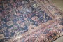 Antique Worn Navy Yazd Rug No. j5349